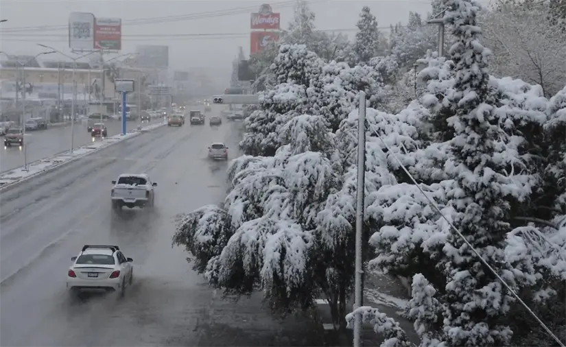 El vórtice polar puede propiciar nevadas en zonas montañosas. Foto: Especial