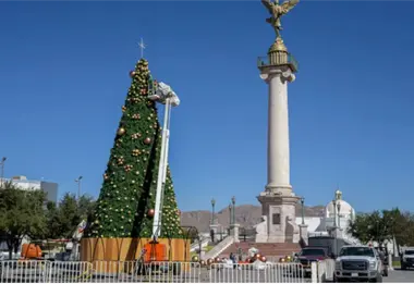 Actividades gratuitas por la temporada navideña 2025, en la Plaza del Ángel de Chihuahua