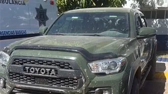 Refuerzan seguridad en Culiacán: aseguran camioneta con cargadores y moto robada