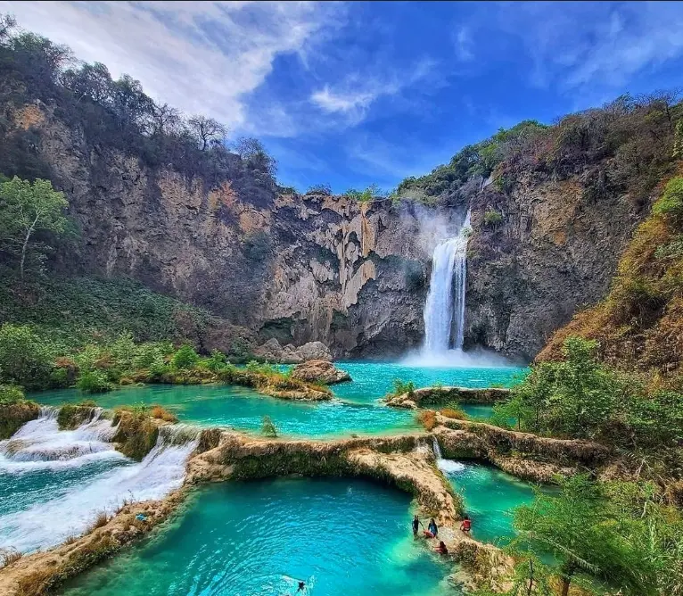 Cascada El Salto en México. Foto: cortesía.