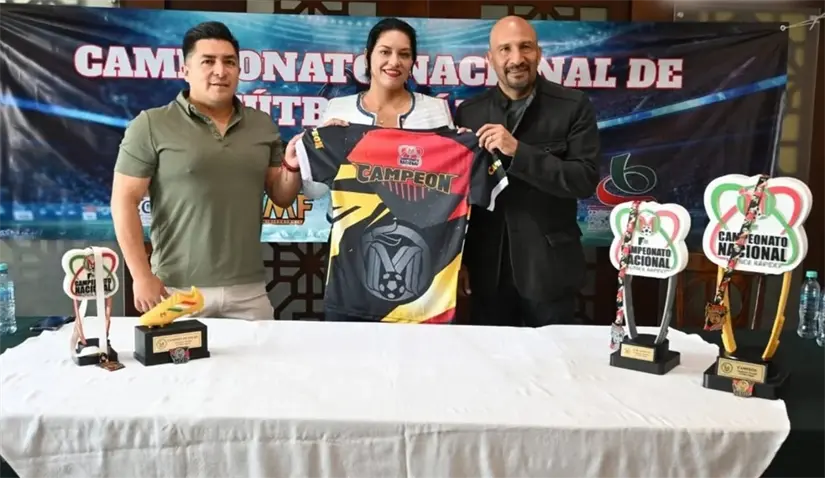 Serán cuatro las sedes en Hidalgo por el Campeonato Nacional de Futbol Rápido. Foto: Cortesía. 