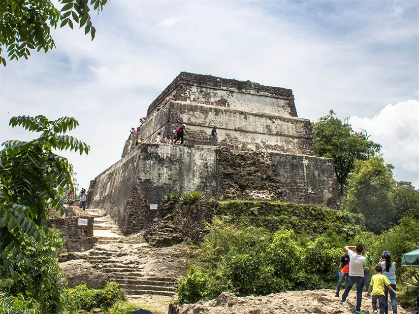 Visita la zona arqueológica de Tepoztlán. Foto: Cortesía.  