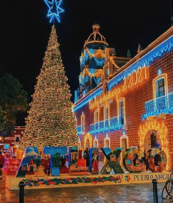 Disfruta de la Villa Iluminada de Atlixco 2025. Foto: cortesía.