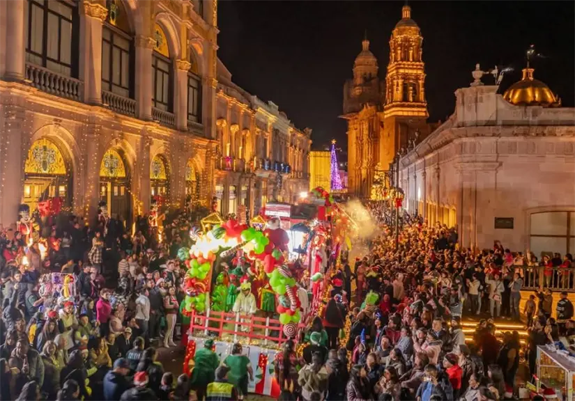 Cuándo será el Desfile de Navidad Zacatecas 2025. Foto: Cortesía