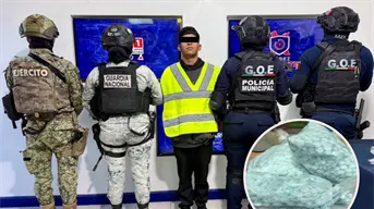 Detienen a un hombre con 6 mil 200 pastillas de fentanilo y armas en Ciudad Juárez, Chihuahua