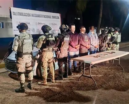 Operativo exitoso. Detienen a tres hombres armados y recuperan auto robado en operativo de Culiacán