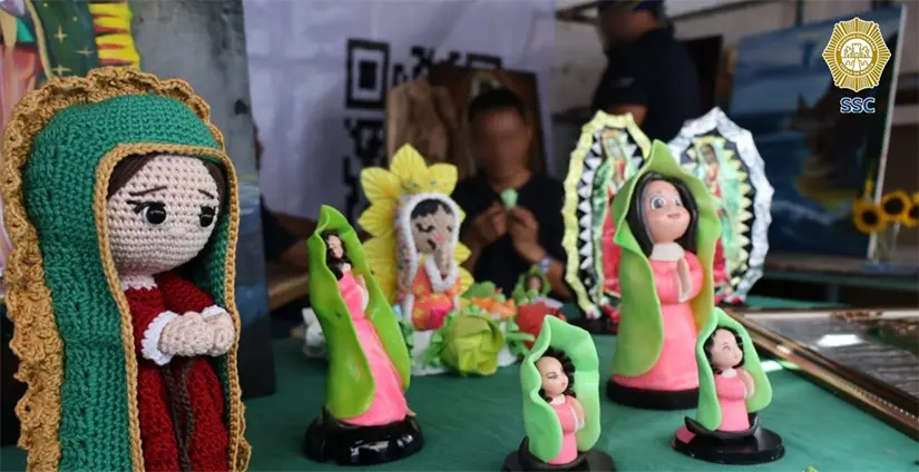 Personas privadas de la libertad producen artesanías guadalupanas para promover su reinserción social