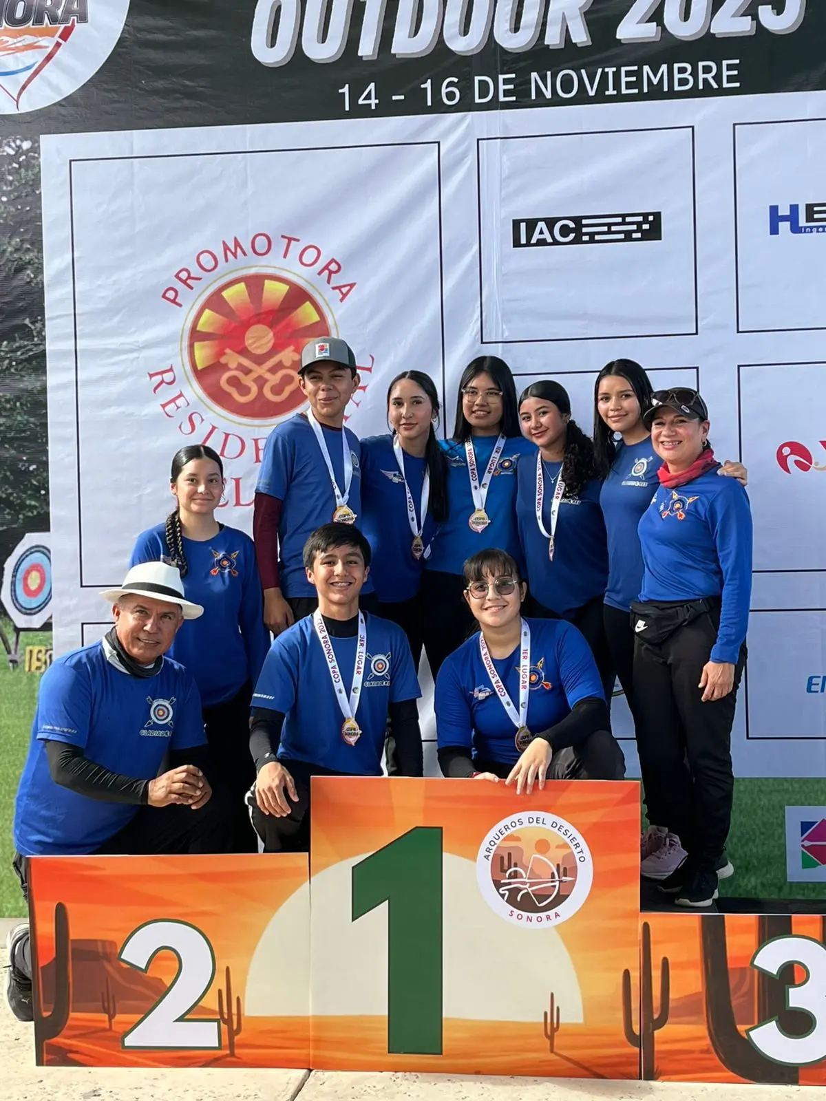 Juventud, disciplina y oro arqueros UAS arrasan en la Copa Sonora Outdoor 2025