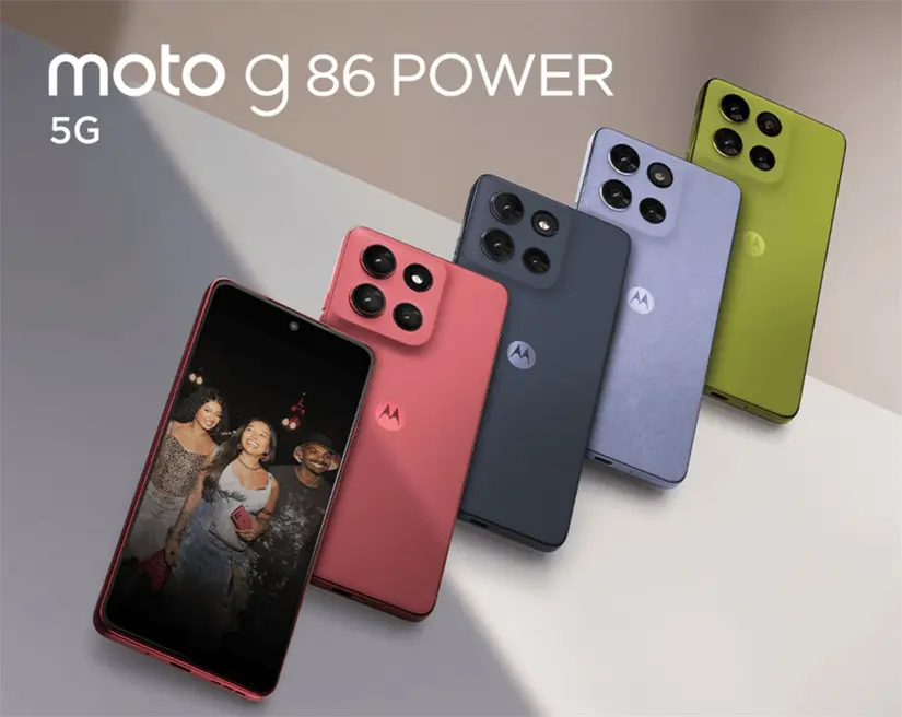 Motorola Moto G86 Power es de la gama media. Foto: Cortesía