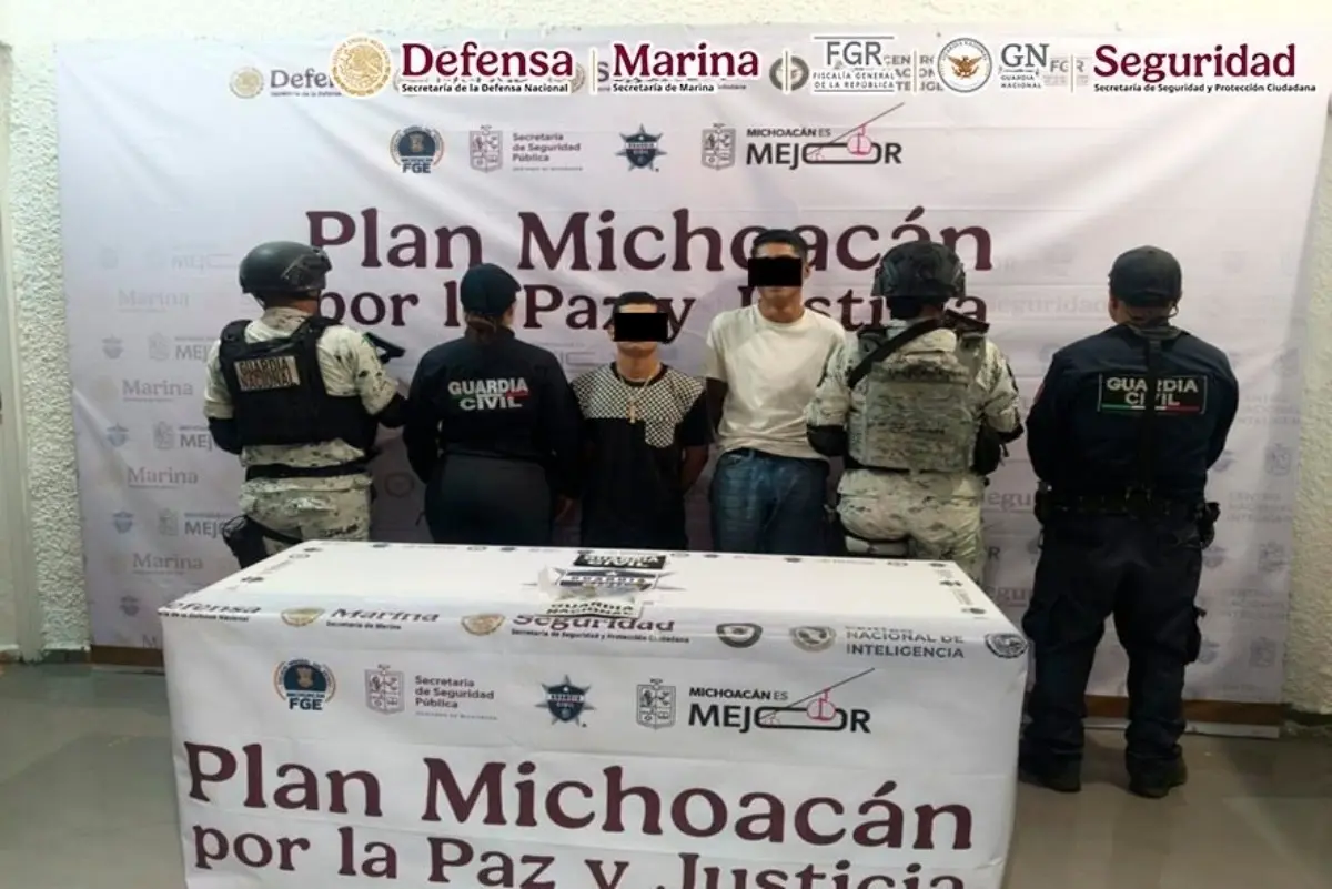 Estas detenciones forman parte del llamado Plan Michoacán por la Paz. Foto: Cortesía