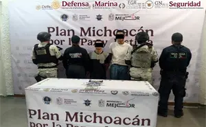 Golpe al crimen con Plan Michoacán por la Paz: detienen a cuatro y aseguran artefactos explosivos improvisados