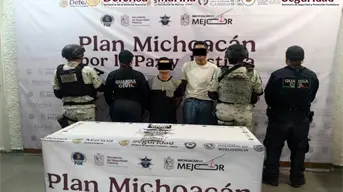 Golpe al crimen con Plan Michoacán por la Paz: detienen a cuatro y aseguran artefactos explosivos improvisados