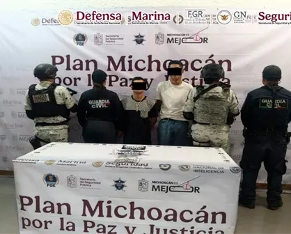Golpe al crimen con Plan Michoacán por la Paz: detienen a cuatro y aseguran artefactos explosivos improvisados