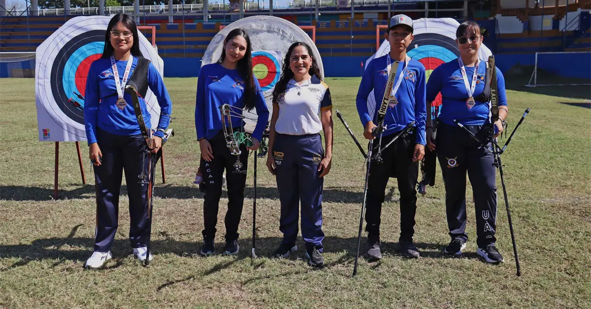 Talento sinaloense: Escuelita de Tiro con Arco UAS conquista la Copa Sonora con tres medallas de oro