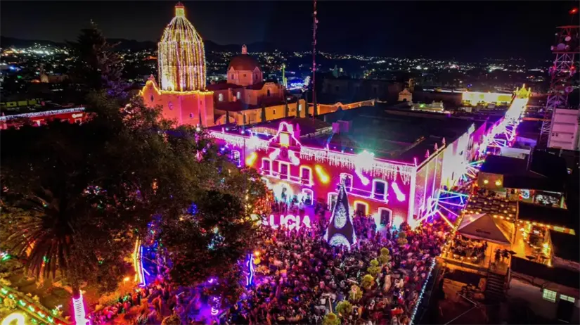 Disfruta de la Villa Iluminada de Atlixco 2025. Foto: cortesía.