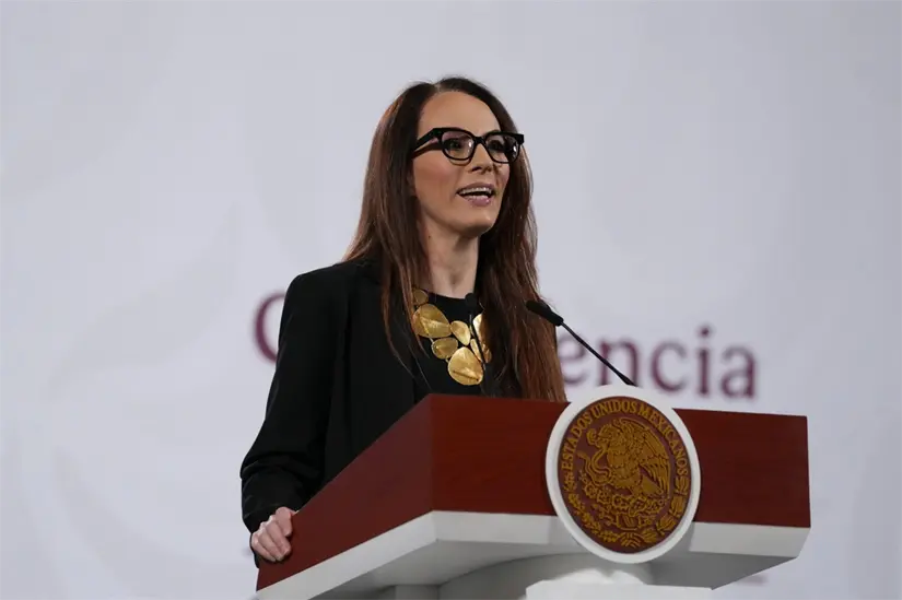 Gabriela Cuevas Barron, coordinadora de los trabajos del Gobierno Federal para el Mundial 2026