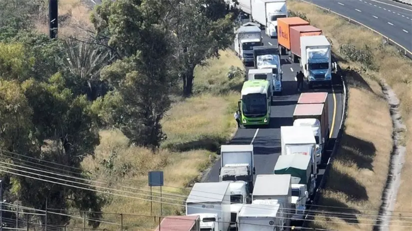 Estas son las vialidades bloqueadas más importantes. Foto: Cortesía