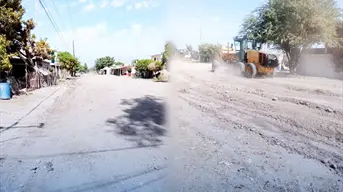 Raspan y acondicionan calles en Villa Juárez para mejorar la movilidad tras temporada de lluvias