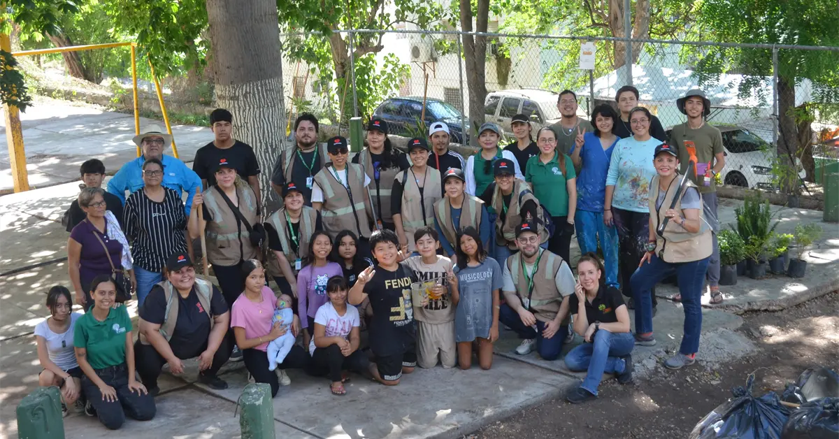 Parques Alegres y ConCrédito unen manos y corazones para llenar de vida una de las áreas verdes de Cañadas en Culiacán