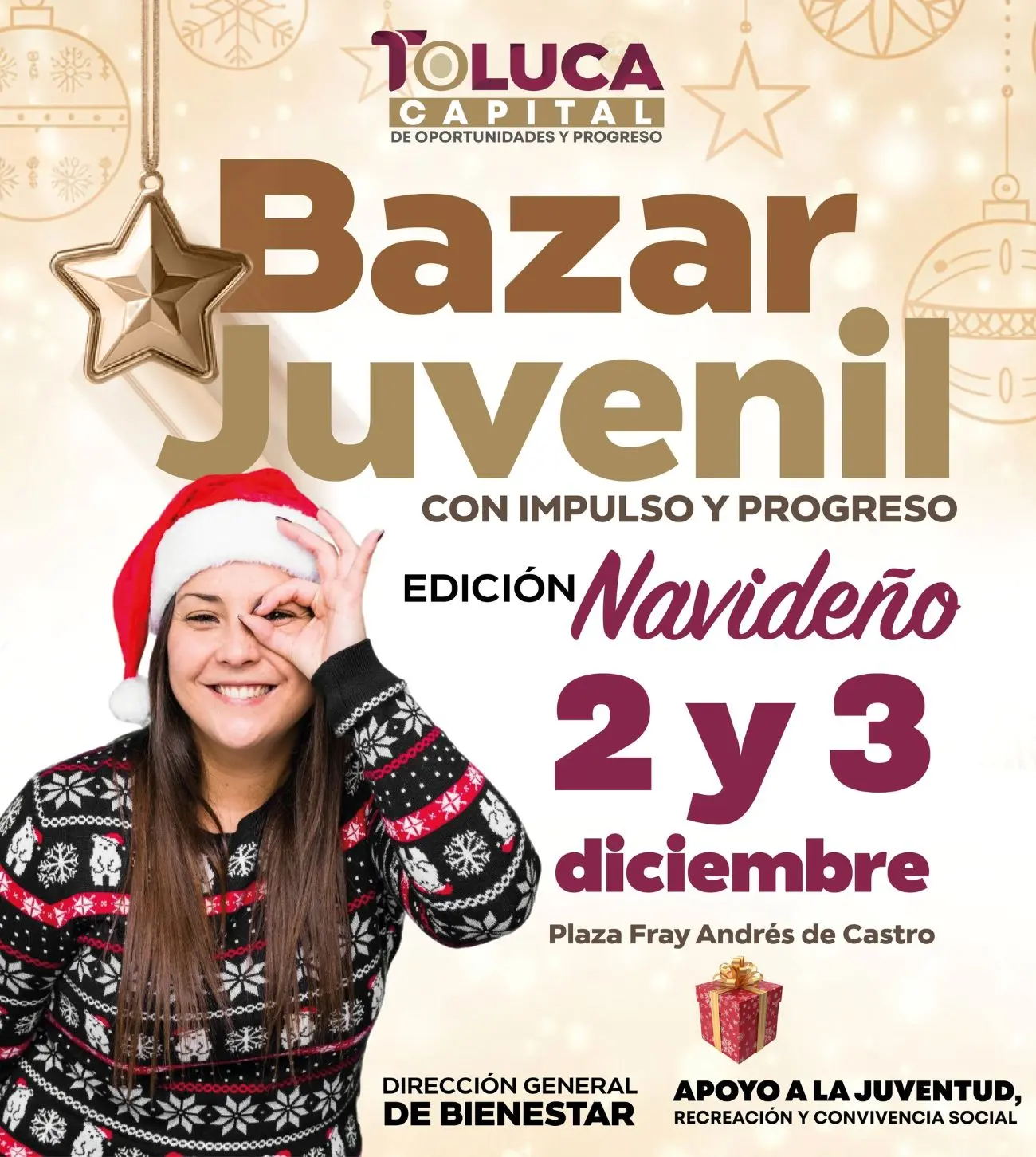  Bazar Juvenil Navideño el próximo 2 y 3 de diciembre. Foto: Cortesía