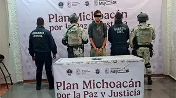 Detienen a siete personas y aseguran explosivos improvisados en Michoacán