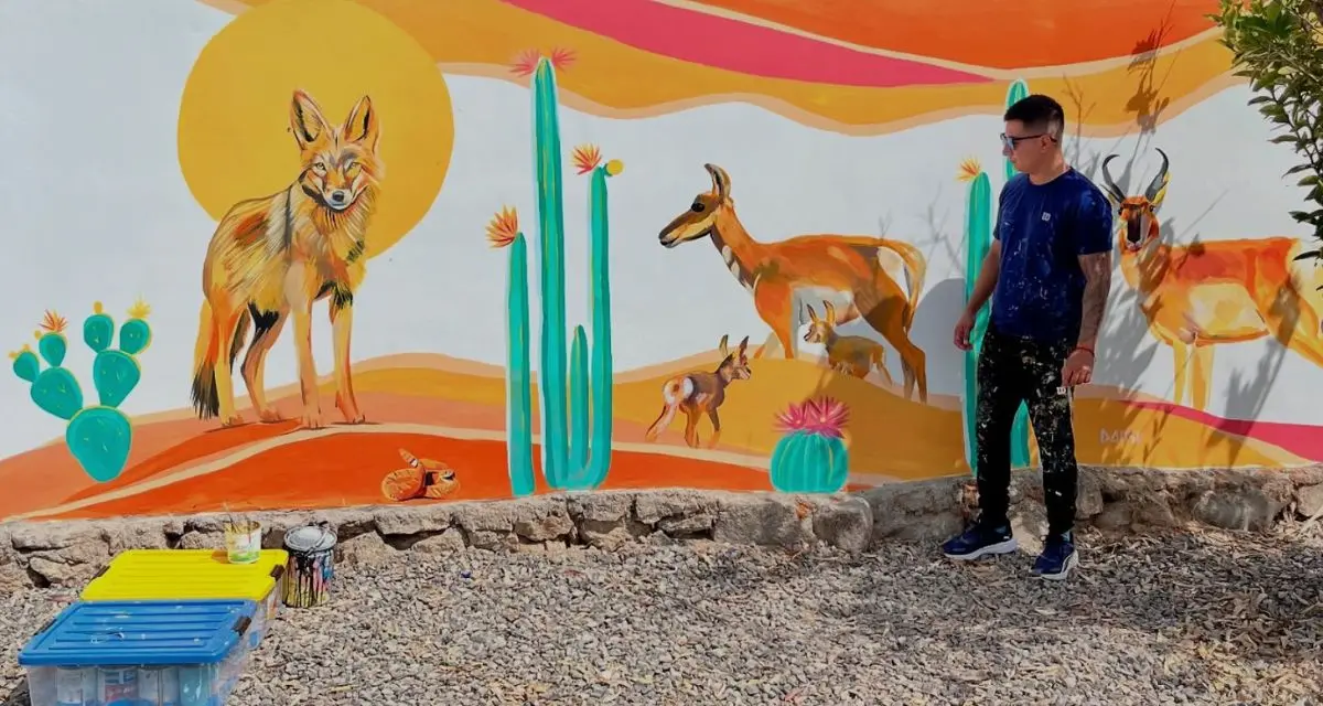 El mural 3D que sorprendió a Guerrero Negro: la historia detrás de la obra viral de Dans Vela