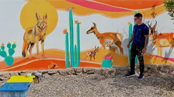 El mural 3D que sorprendió a Guerrero Negro: la historia detrás de la obra viral de Dans Vela