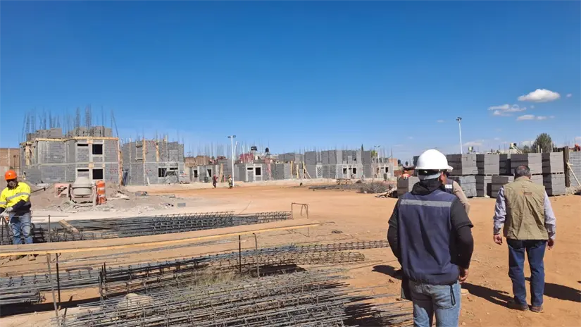 Sigue avanzado la construcción de Viviendas del Bienestar en varios estados. Foto: Cortesía