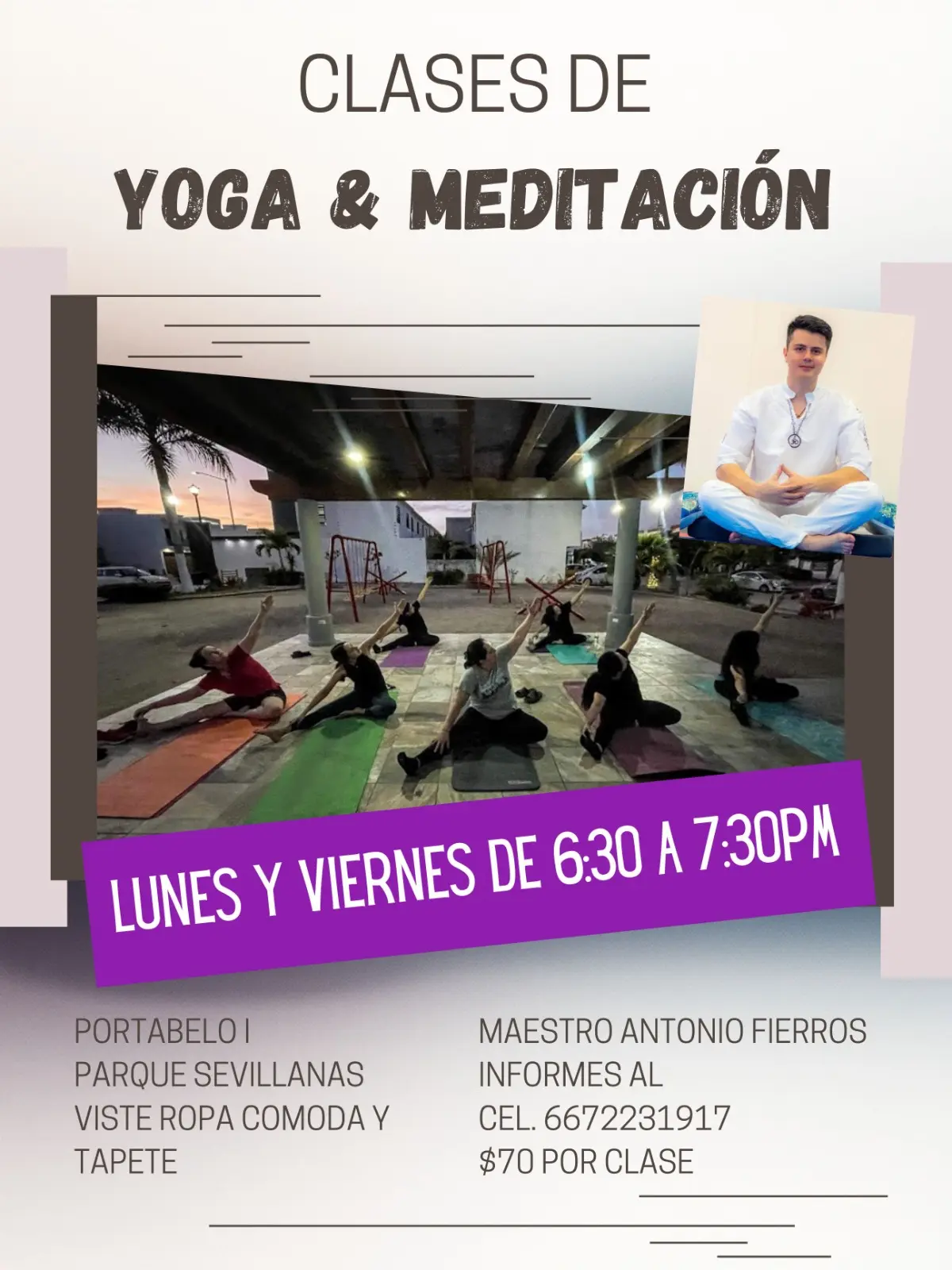 Invitan a tomar clases de Yoga en Portabelo