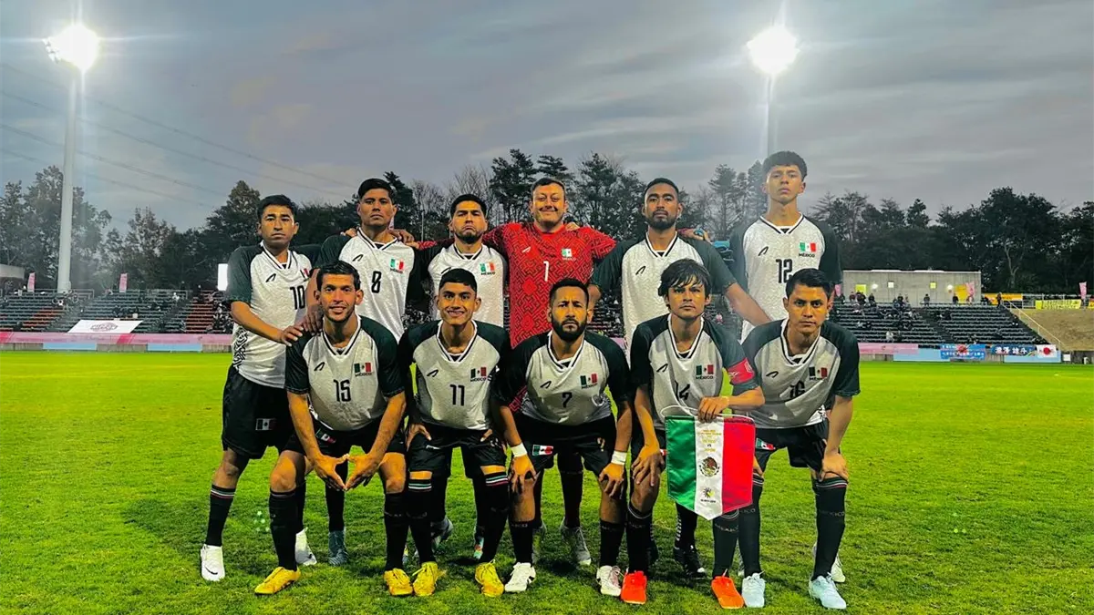 Francisco Fong celebra el gol que dio a México el empate ante Japón, un momento emblemático del orgullo y la resiliencia de la comunidad sorda en las Sordolimpiadas 2025.