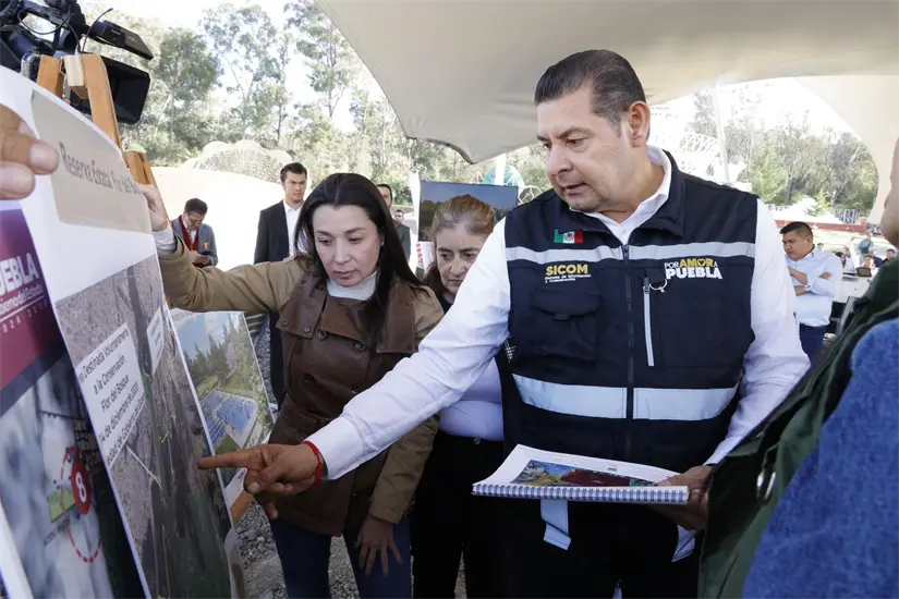 Anuncian rehabilitación del Ecoparque Flor del Bosque de Puebla. Foto: Cortesía