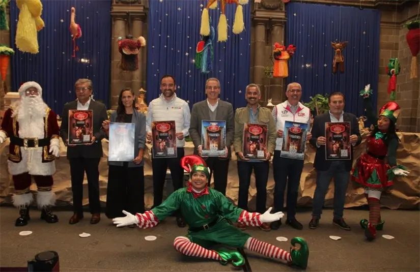 Anuncian los eventos navideños 2025  en Puebla. Foto: Cortesía