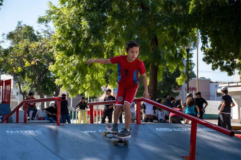 Inauguran Skate Park del Centro Cívico Constitución con exhibición Ecko. Foto: IMDEC