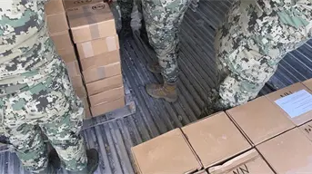 Fuerzas federales detienen cargamento millonario de metanfetamina en el puerto de Mazatlán