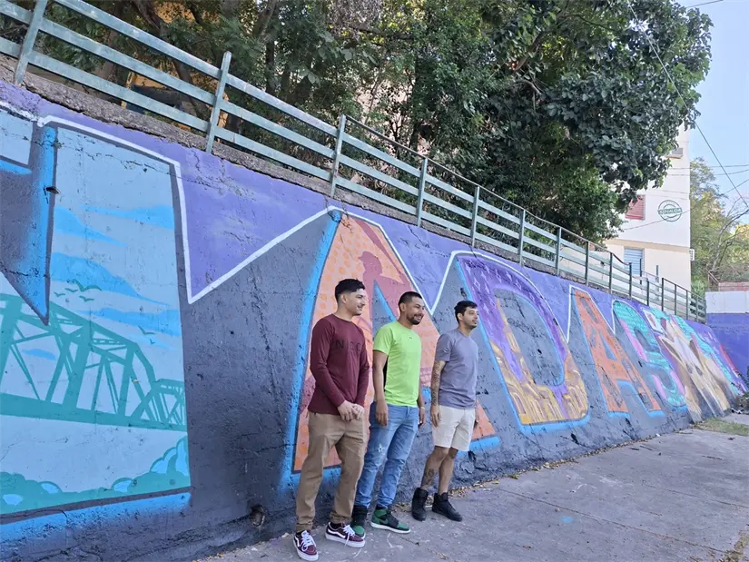 Esperanza en cada pincelada: Cañadas inaugura mural que dignifica y fortalece a su comunidad. Foto: Juan Madrigal