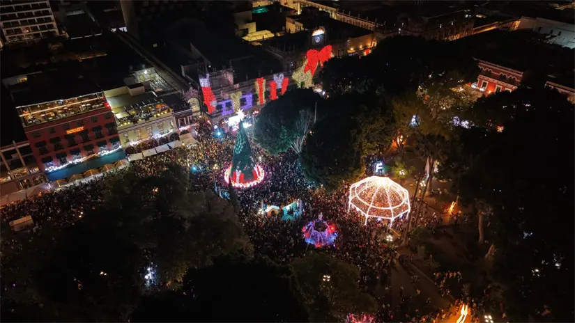 Eventos navideños en diciembre en Puebla. Foto: Cortesía