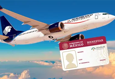 Aeroméxico dará 15% de descuento a adultos mayores con credencial INAPAM en 2026