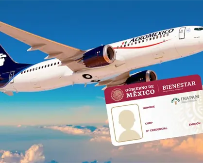 Aeroméxico dará 15% de descuento a adultos mayores con credencial INAPAM en 2026
