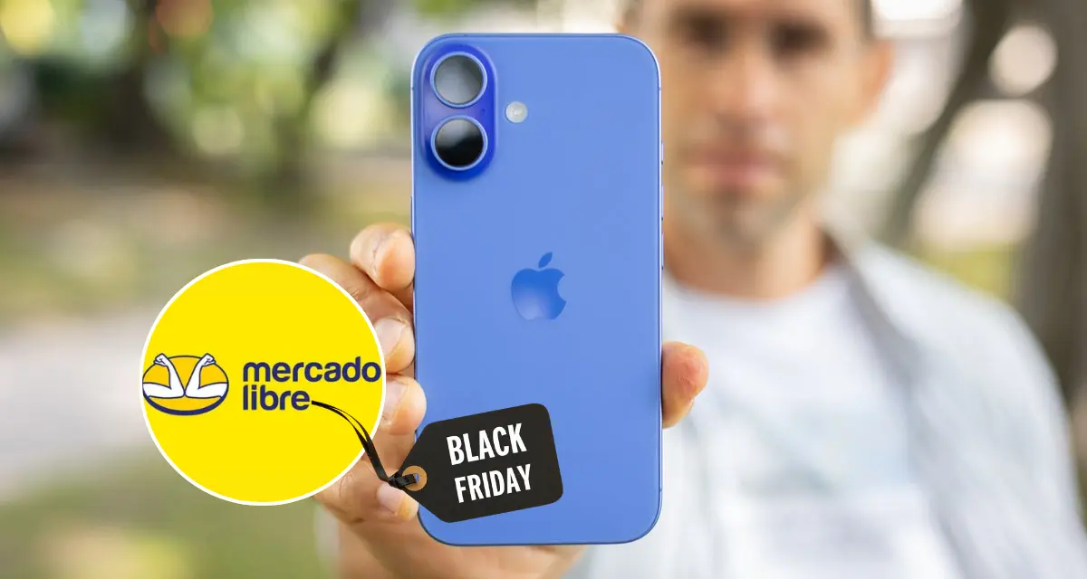 Mercado Libre liquida el iPhone 16 con 24 meses sin intereses durante el Black Friday. Foto: Cortesía.