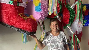 Mary Rendón, la artesana que mantiene viva la tradición de las piñatas en el corazón de Mazatlán