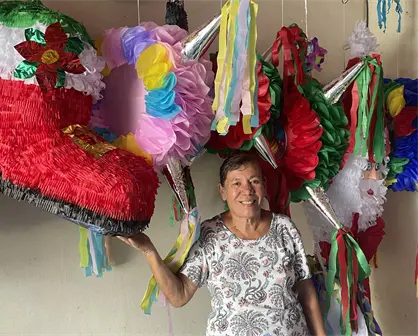 Mary Rendón, la artesana que mantiene viva la tradición de las piñatas en el corazón de Mazatlán
