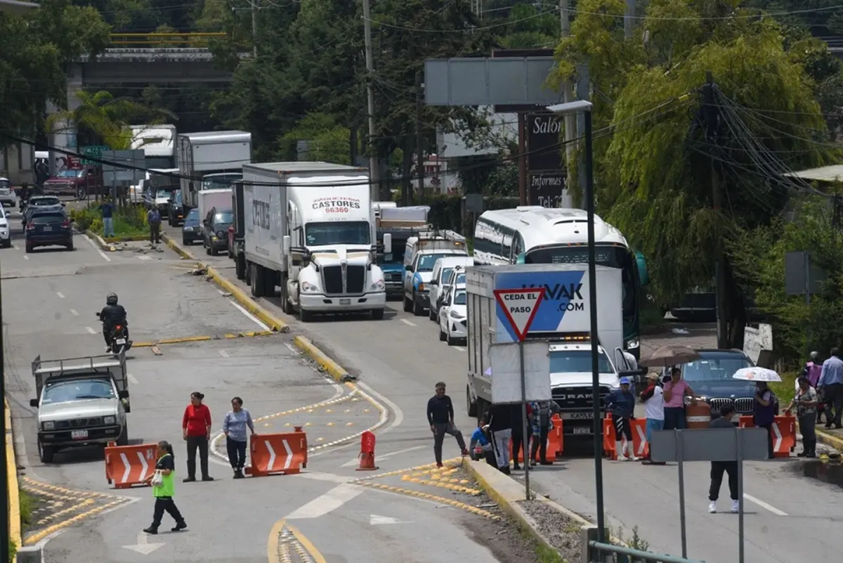 Estos son los bloqueos del martes 2 de diciembre. Foto: Cortesía
