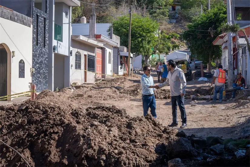 Culiacán avanza: nuevas obras de pavimentación en la colonia Vista Hermosa. Foto: Ayuntamiento de Culiacán