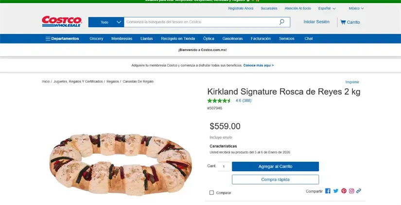 ¿Cómo conseguir la Rosca de Reyes en preventa? Fotp: Cortesía