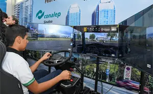 CONALEP Guasave estrena moderno taller con simuladores para formar operadores de autotransporte en Sinaloa