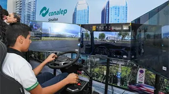 CONALEP Guasave estrena moderno taller con simuladores para formar operadores de autotransporte en Sinaloa