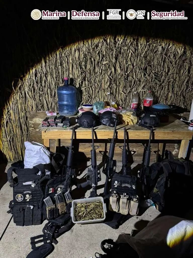 Decomiso de armas en Oaxaca.