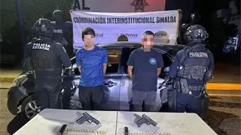 Detienen a dos personas armadas, una menor de edad, durante operativo conjunto en Culiacancito, Sinaloa