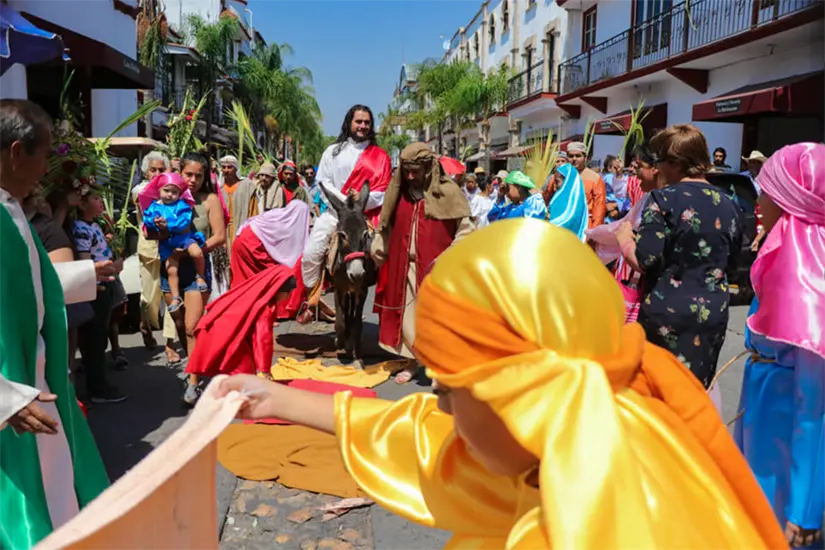 Domingo de Ramos en Ixtapan de la Sal. Foto: cortesía.