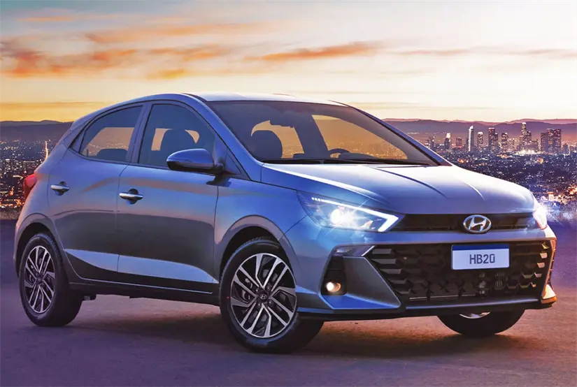 El HB20 está entre las mejores opciones del segmento de hatchback compactos. Foto: Hyundai